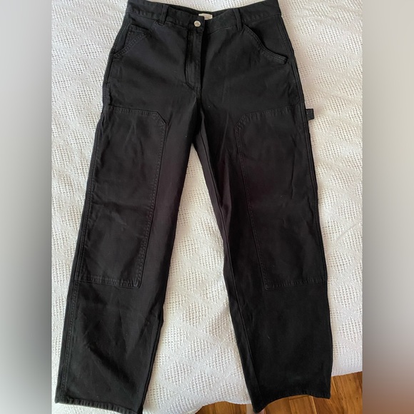Wilfred Free Aritzia Brennan Cargo Pants, Black, Size 10, Perfect Condition - Picture 6 of 7